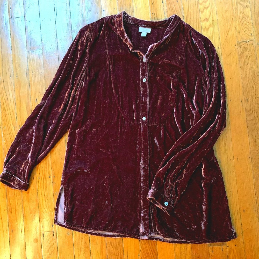 Purple Velvet Long Sleeve